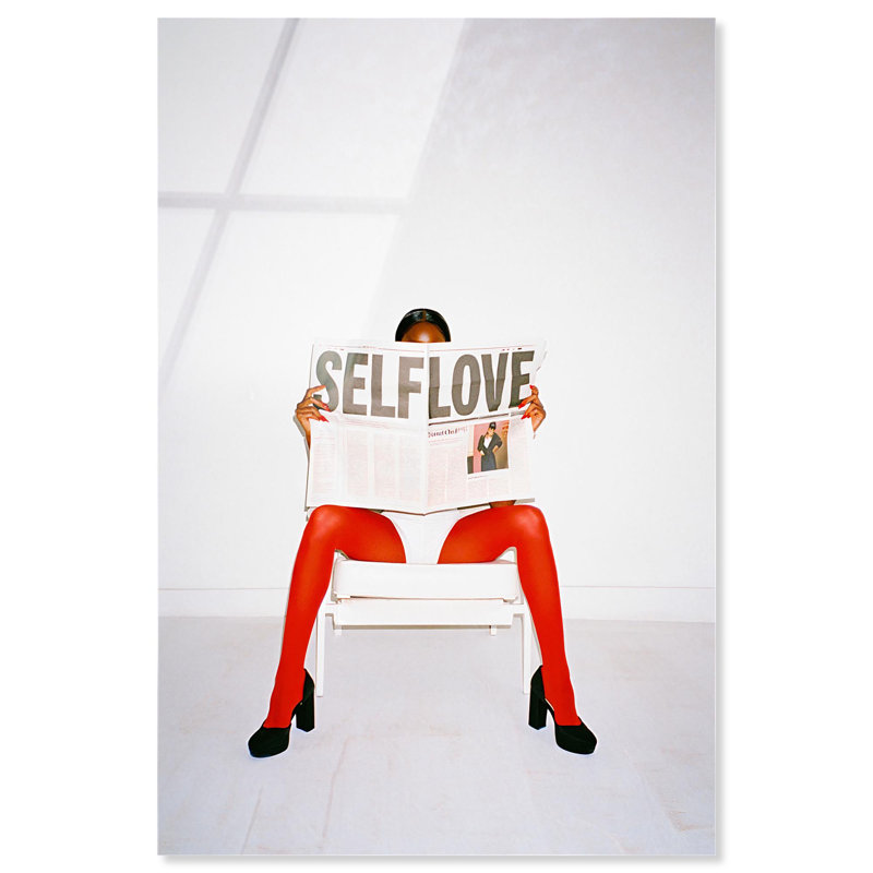 «Self Love», reproduction d'art sur toile par Notoriart, H 15 po x l 10 po
