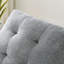 Chaise d'appoint rembourrée en lin avec accoudoirs et capitonnage pour le salon et la chambre à coucher, standard-418516431