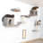 Alynia 6Pcs Wall-mounted Cat Tree Shelf, Large-802819419