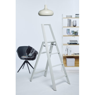 5.5'' 4 - Step Aluminum Lightweight Folding Step Stool