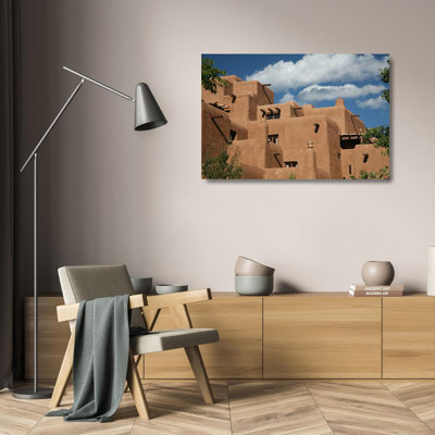 Adobe Pueblo, Santa Fe, New Mexico