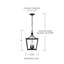 Luminaire suspendu géométrique à 3 lumières Alysee-50186543