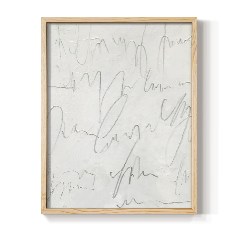 Scrabble II, reproduction encadrée - bois massif, H 21 po x l 17 po