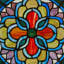 Vitrail de fenêtre 12 po H Tiffany-1860475618