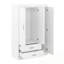 Miroir 3 portes Simran avec tablettes-1426372408