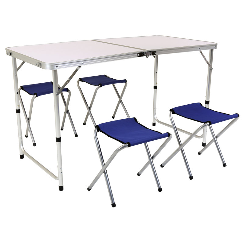 Rectangular Outdoor Camping Table - 120 cm W 60 cm D