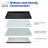 60 In. X 32 In. Black Alcove Rectangle Acrylic Bathroom Shower Pan Base With Left Hand Drain-118624758-118624756