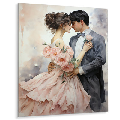 " Wedding Couple Delicate Promises "