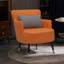 Fauteuil d'appoint rembourré en similicuir Quinterria-87046280