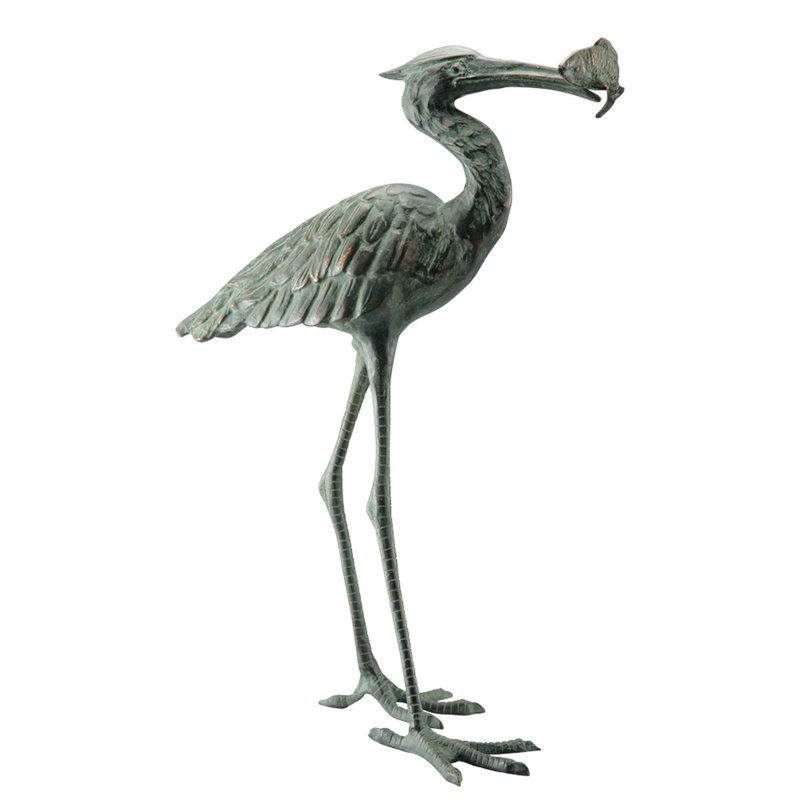 Heron Garden Statue