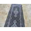 Tapis de couloir noir / rouge noué à la main de conception unique 2 pi 6 po x 8 pi 1 po Harrogate