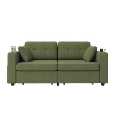 Modern Chenille Sectional Sofa with USB Charging and Smart Storage