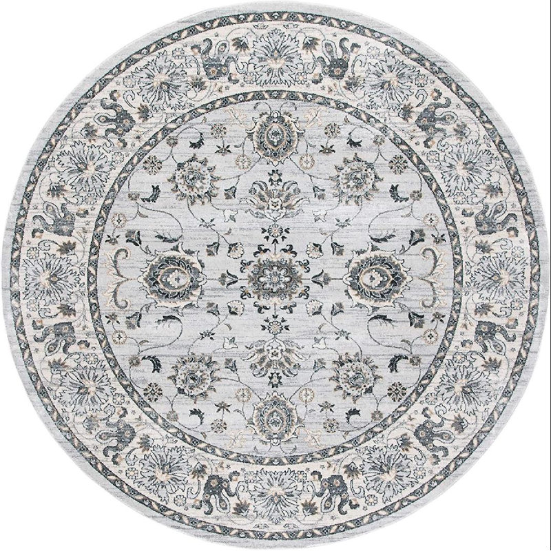 Aba Performance Oriental Rug, Round 6'7"