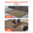 Front Door Mat, 47 X 32 In Commercial Floor Mat For Indoor And Outdoor, Modern Stylish Carpet With TPE Backing, Heavy Duty Washable Entry Industrial Rug For Hallway, Balcony, Garage, Brown