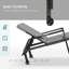 Abrea 200cm Long Reclining Single Chaise with Cushions-879515842