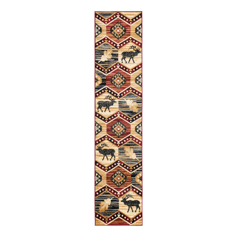 Pioneer Geometric Indoor Rug, Runner 2' x 10'