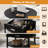 27"W Lift-Top Wood Coffee Table, Small Round Cocktail Table with Storage and Hidden Compartment for Living Room