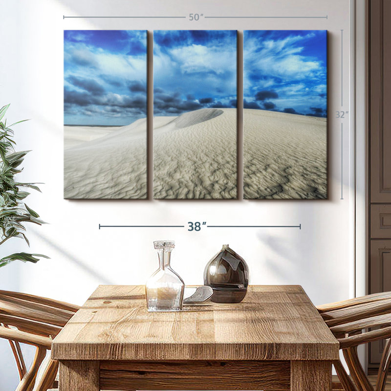 " White Sand Dunes ", 32" H x 50" W