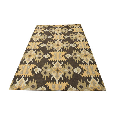 Tapis noir Otto