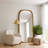 Darcee Floor Mirror - Antique Gold