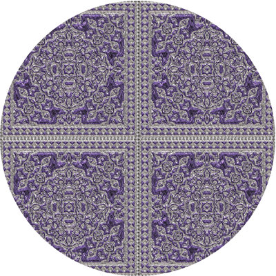 Mauve Tapis décoratif