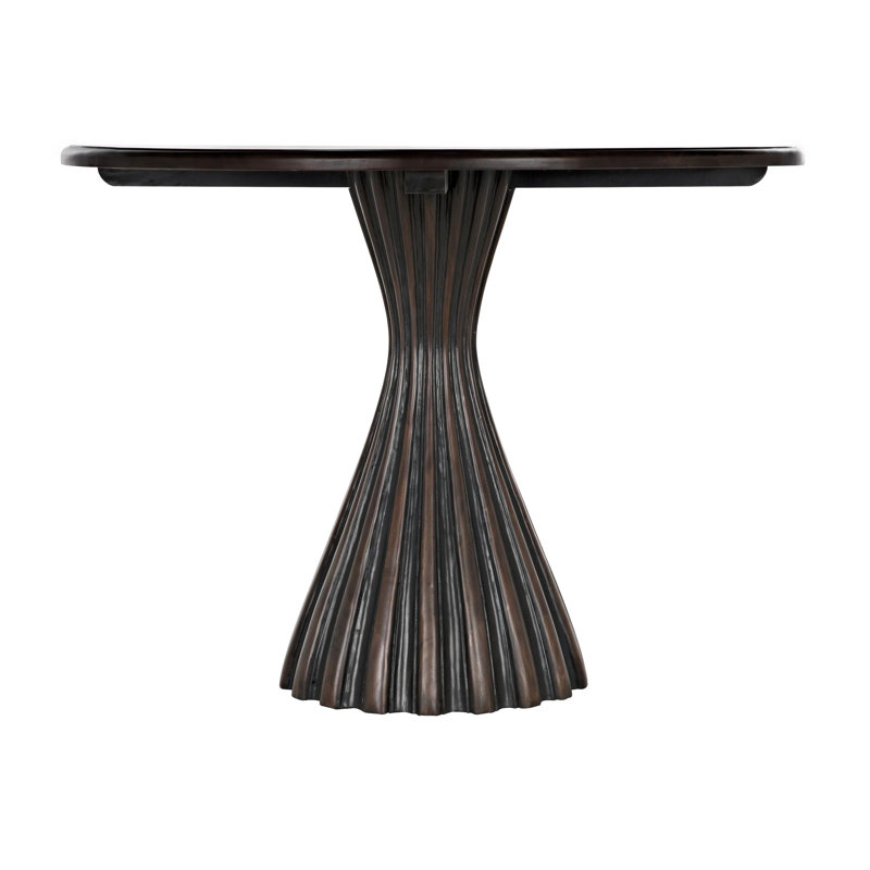 Osiris Round Mahogany Wood Dining Table