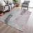 Machine Washable Indoor/Outdoor Xhevrie Blush Rug-876617861