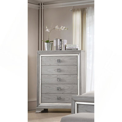 Meubles de chambre à coucher contemporains en bois massif 1 pièce