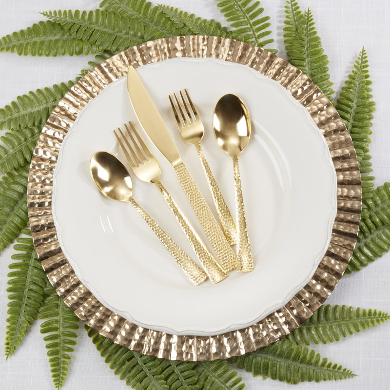 Couverts de tous les jours Sleek Shine, Or