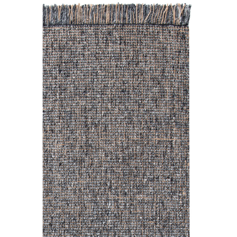 Tapis performance tissé à la main en fibre naturelle Gascon, Carré 4 pi