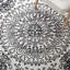 Tapis oriental en laine et coton touffeté à la main Metro-693610951