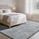 Light Gray Fluffy Area Rug - Ultra Soft Shag Rug for Living Room, Bedroom, Holiday Decor, Non-Slip Fuzzy Carpet for Modern Home