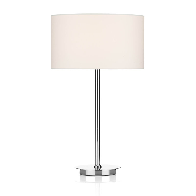 Paramus 17cm H Fabric Drum Lamp Shade ( Screw On ), Cream