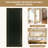 Rectangle Rattan Wood Frame Mirror with Tempered Glass-62092664