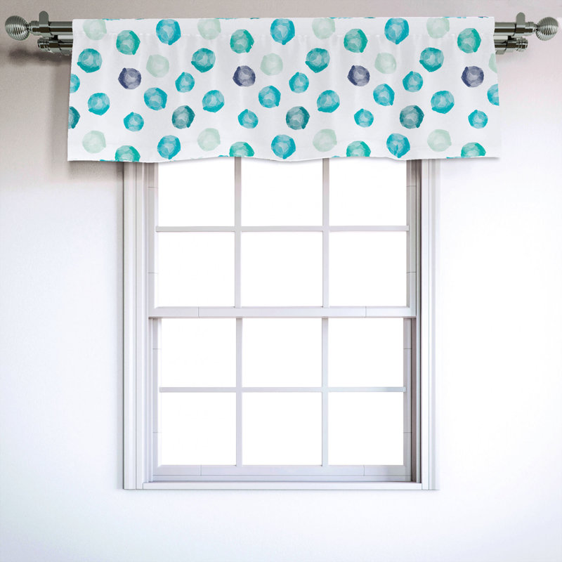 Sateen Ruffled Window Valance