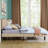 Kempst Upholstered Bed with Adjustable Headboard & Solid Wooden Slats, Under Bed Storage, No Box Spring Needed-818064139-817837571
