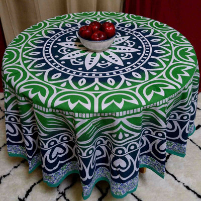 Isulf Cotton Heart Design Beach Tablecloth