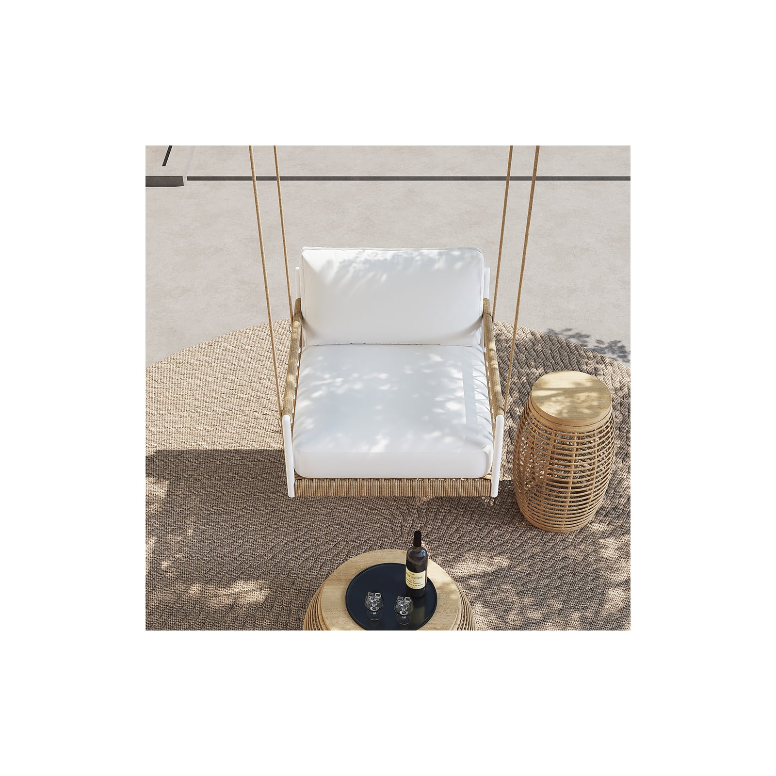 Oakley Rope Outdoor Swing Chair