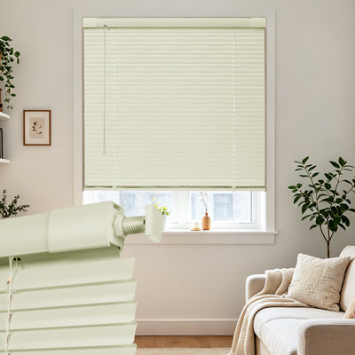 Cordless No Drill Horizontal Blinds Light Filtering Blind for Indoor Windows