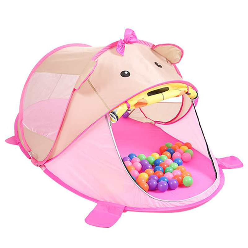 Tente de jeu intérieure / extérieure en polyester de haute qualité pour enfants 3 pi x 6 pi avec sac de transport