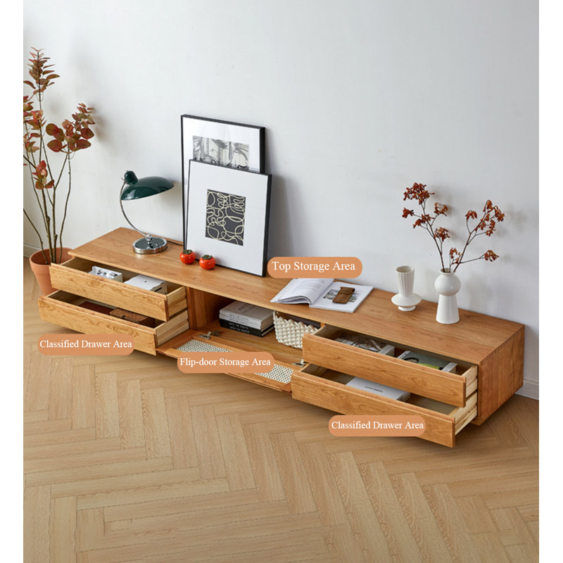 Meuble télé Modern, H 13,77 po x L 59,05 po x l 15,74 po
