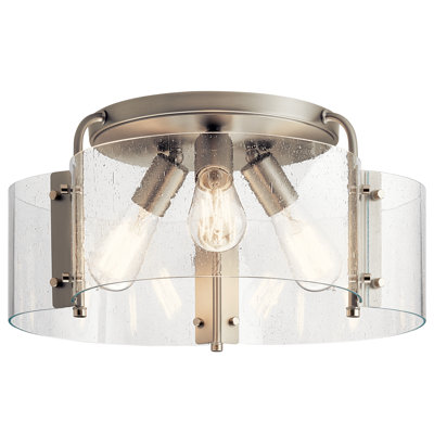 Taylor Glass Semi Flush Mount