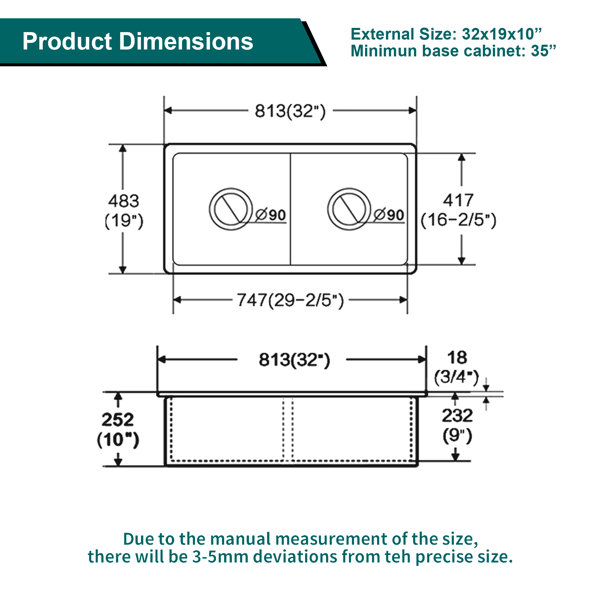 Dimensions du produit
