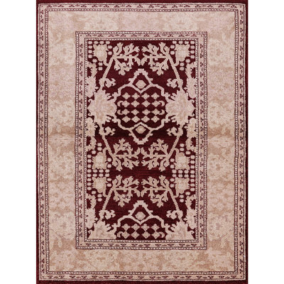 Tapis oriental rouge / beige Arris
