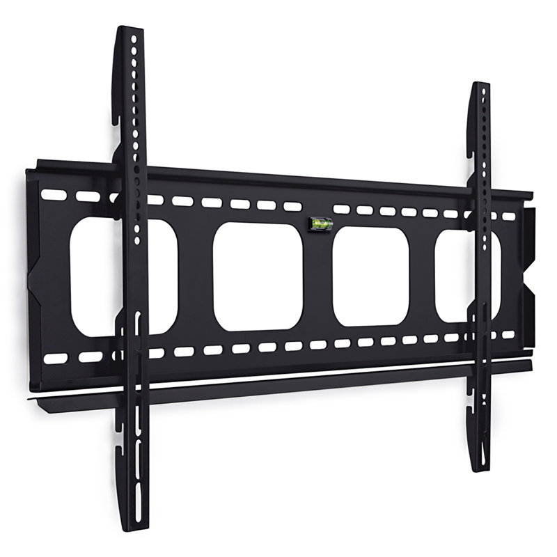 Support pour téléviseur encastré à profil bas grand Mount-It | Support télé ultra-mince fixe pour téléviseur de 42 à 70 po
