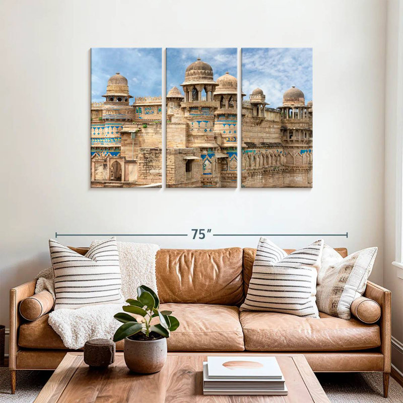 Lilie Gwalior Fort, 36" H x 57" W