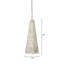 Luminaire suspendu cylindrique unique à 1 lumière Wilhelm