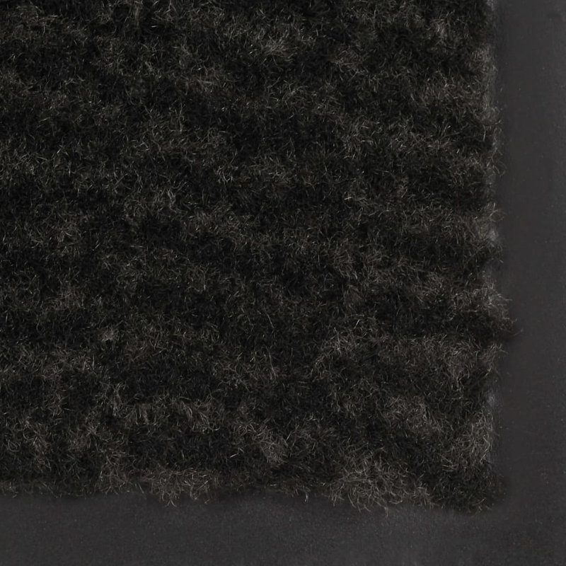 Branco Non-Slip Doormat, Black, 80cm W x 120cm L