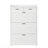 Shoe Cabinet, Storage Shoe Two Drawer, Drawers, Three-Fold Doors, Large-1058733437