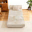 Canapé moderne pliable en chenille avec coussin et compression-475152320